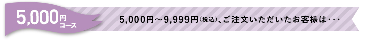5,000円コース